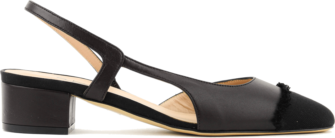Paul Warmer Loulou Slingback Ballerina Dark Brown Bruin