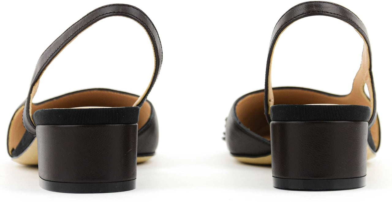 Paul Warmer Loulou Slingback Ballerina Dark Brown Bruin