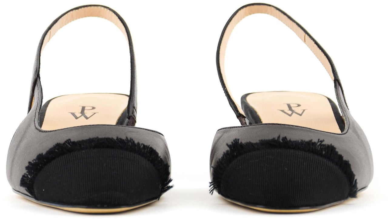 Paul Warmer Loulou Slingback Ballerina Dark Brown Bruin