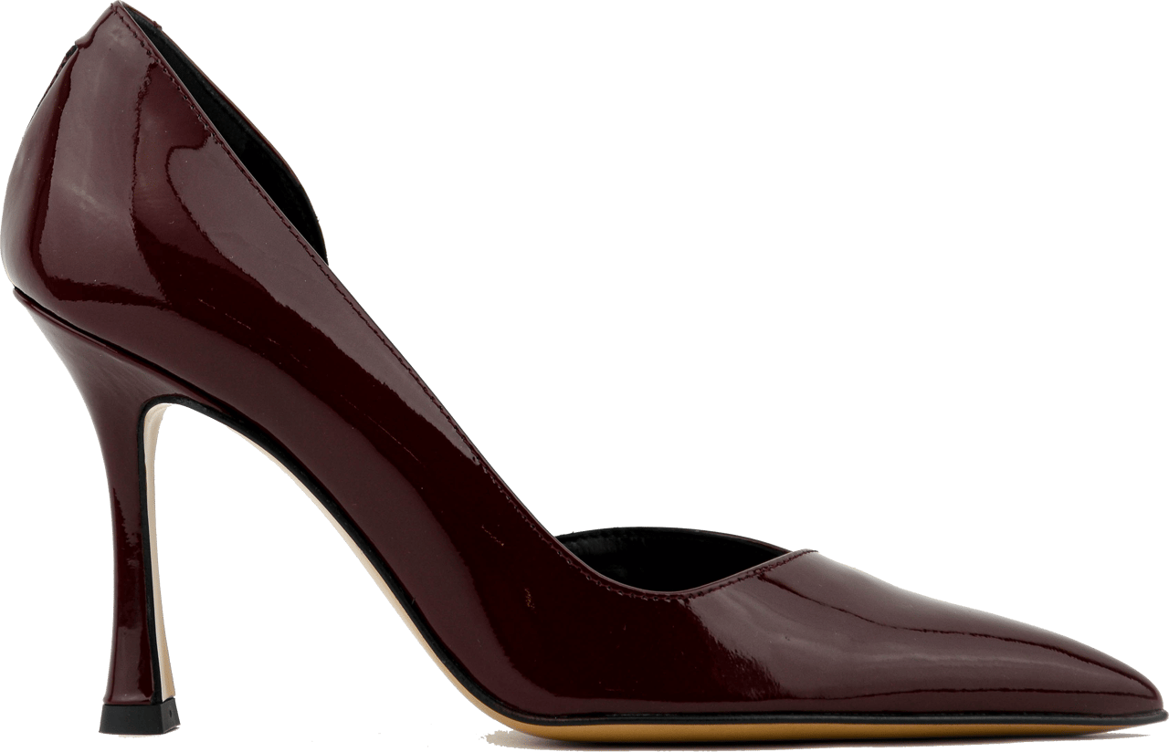 Paul Warmer Paulwarmer D'orsay Pump Burgundy Rood