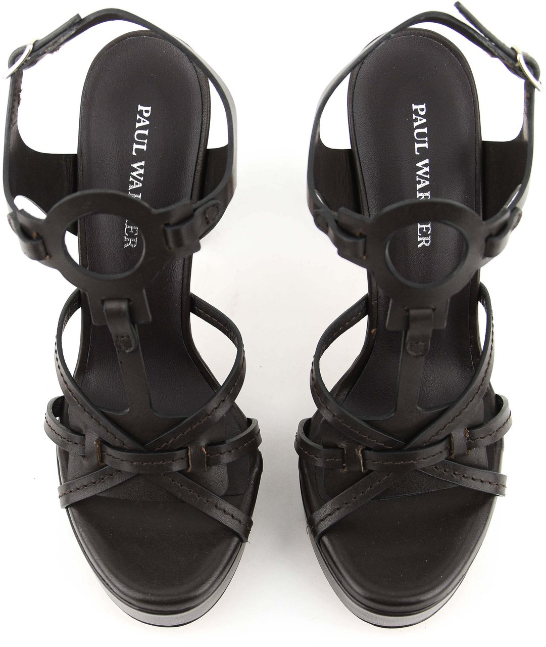 Paul Warmer Paulwarmer Paris Sandal Dark Brown Bruin