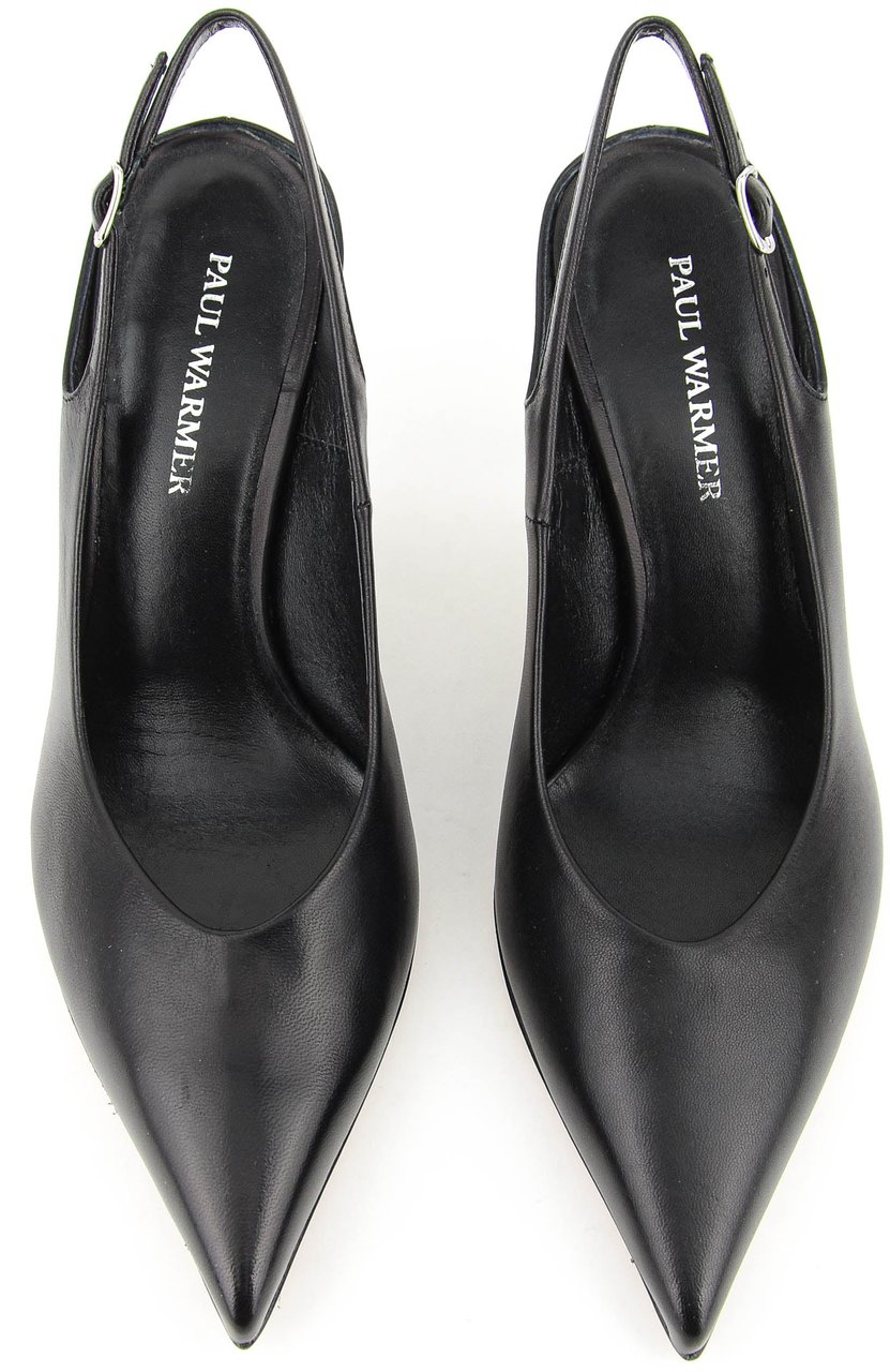 Paul Warmer Decadent Sling Pump Black Zwart