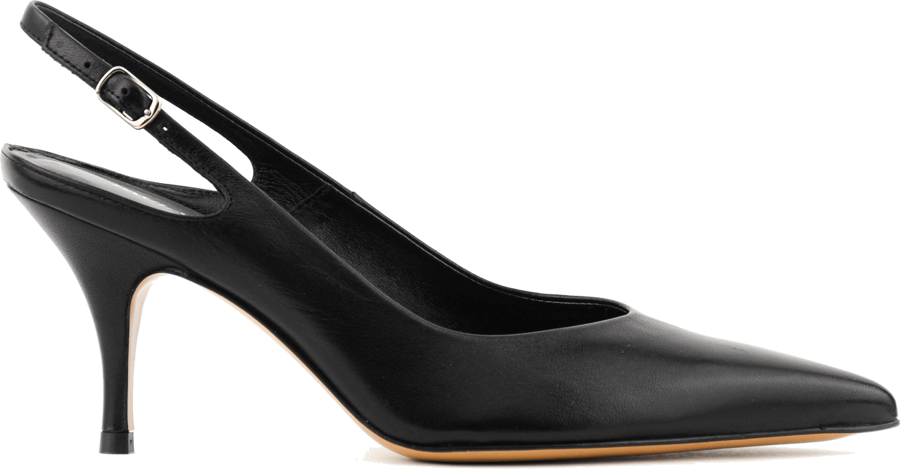 Paul Warmer Decadent Sling Pump Black Zwart
