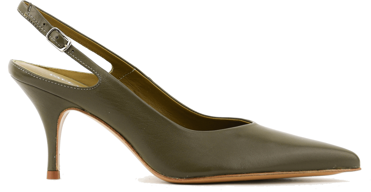 Paul Warmer Decadent Sling Pump  Moss Groen