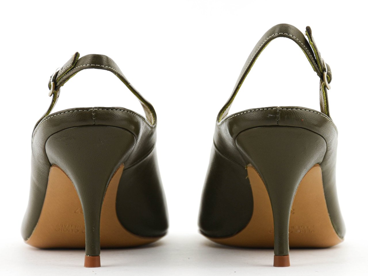 Paul Warmer Decadent Sling Pump  Moss Groen