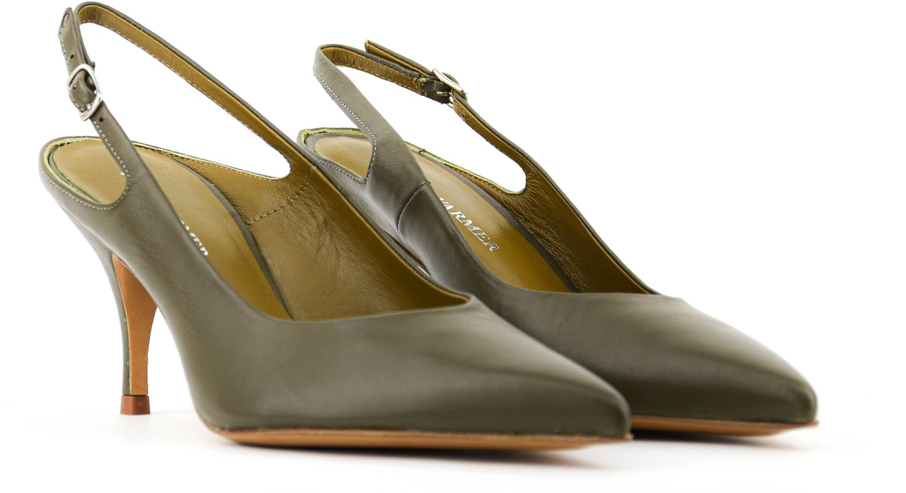 Paul Warmer Decadent Sling Pump  Moss Groen