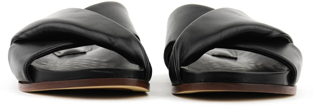 Paul Warmer Twisted Nappa Sandal Black Zwart