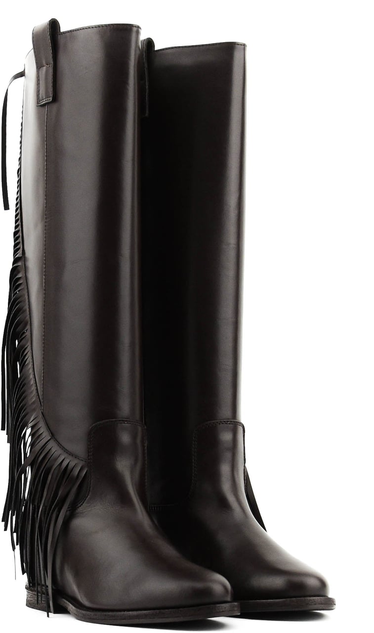 Paul Warmer Frangie Boot Dark Brown Bruin