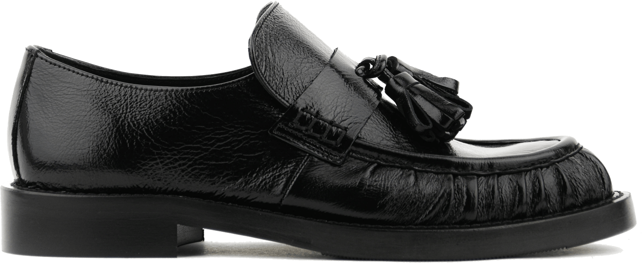 Paul Warmer Paulwarmer Loafer Black Soft Patent Zwart