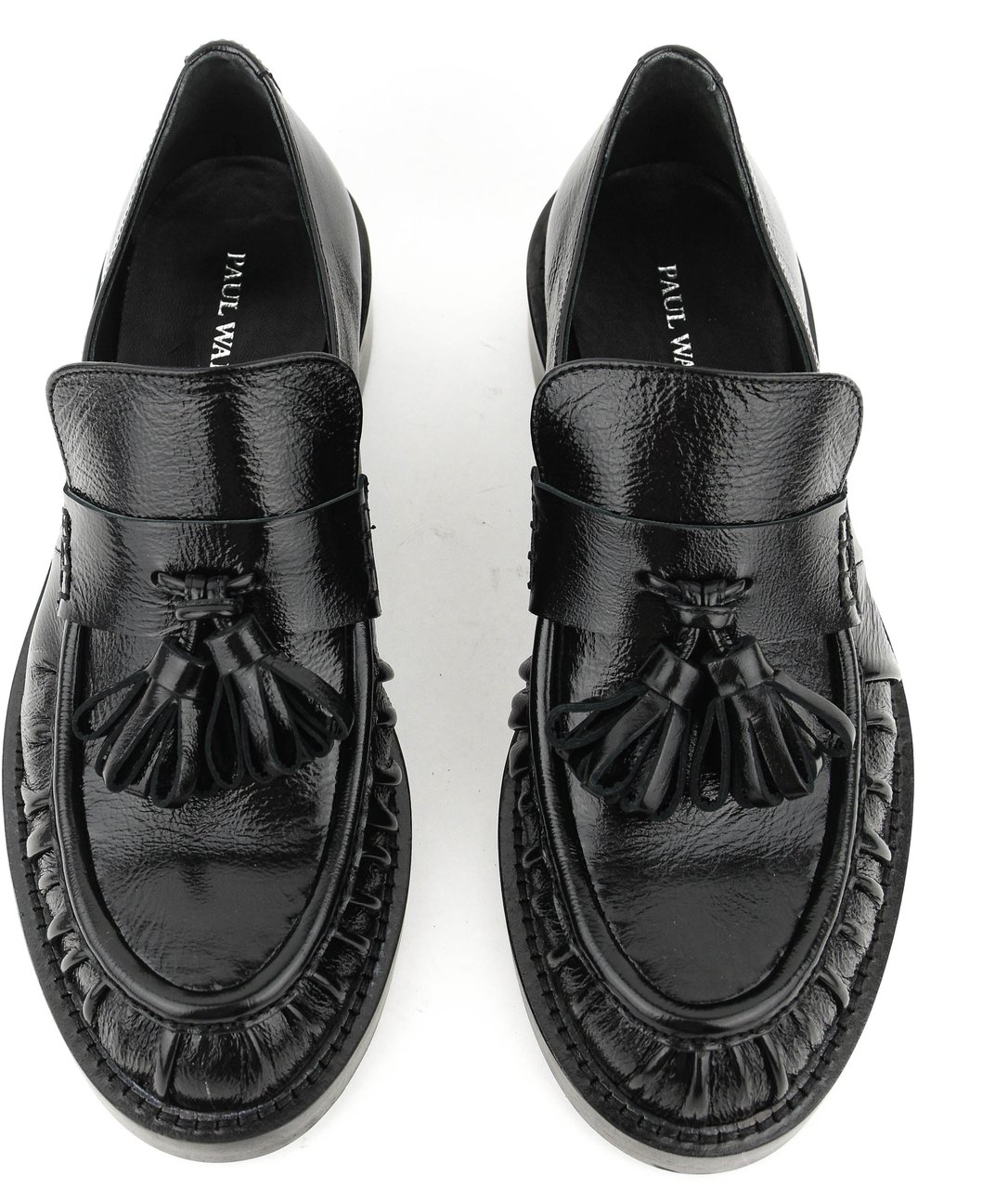 Paul Warmer Paulwarmer Loafer Black Soft Patent Zwart