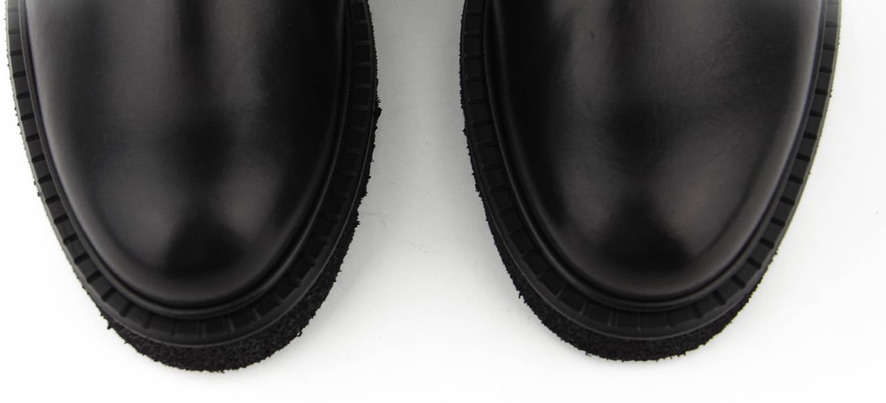 Paul Warmer Paulwarmer Knee Height Boots Soft Black Nappa Zwart
