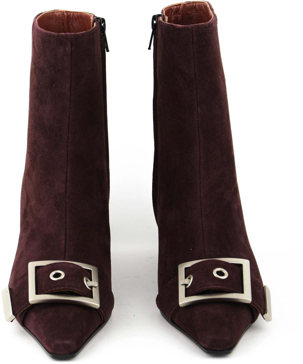 Paul Warmer 90's Square Bootie Burgundy Rood