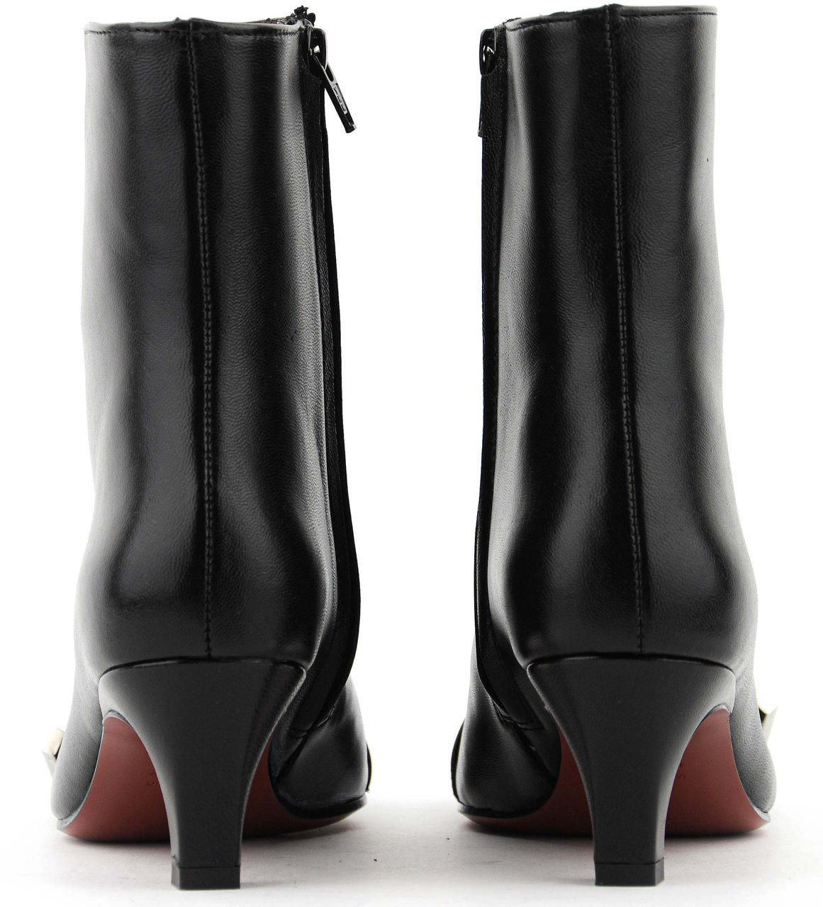 Paul Warmer 90's Square Bootie Black Zwart