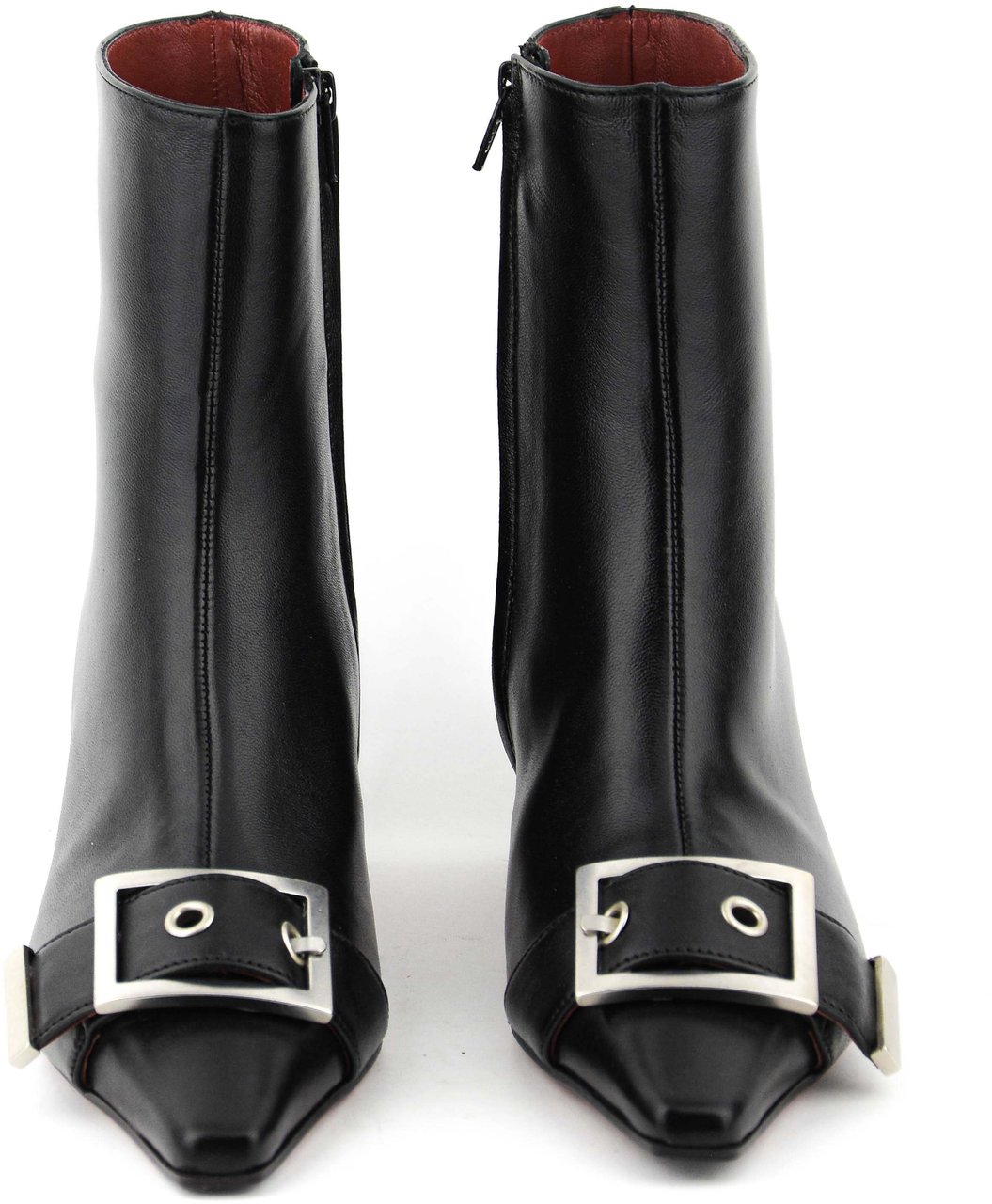 Paul Warmer 90's Square Bootie Black Zwart