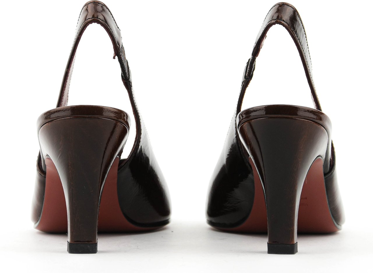 Paul Warmer 90's Square Slingback Burnt Brown Bruin