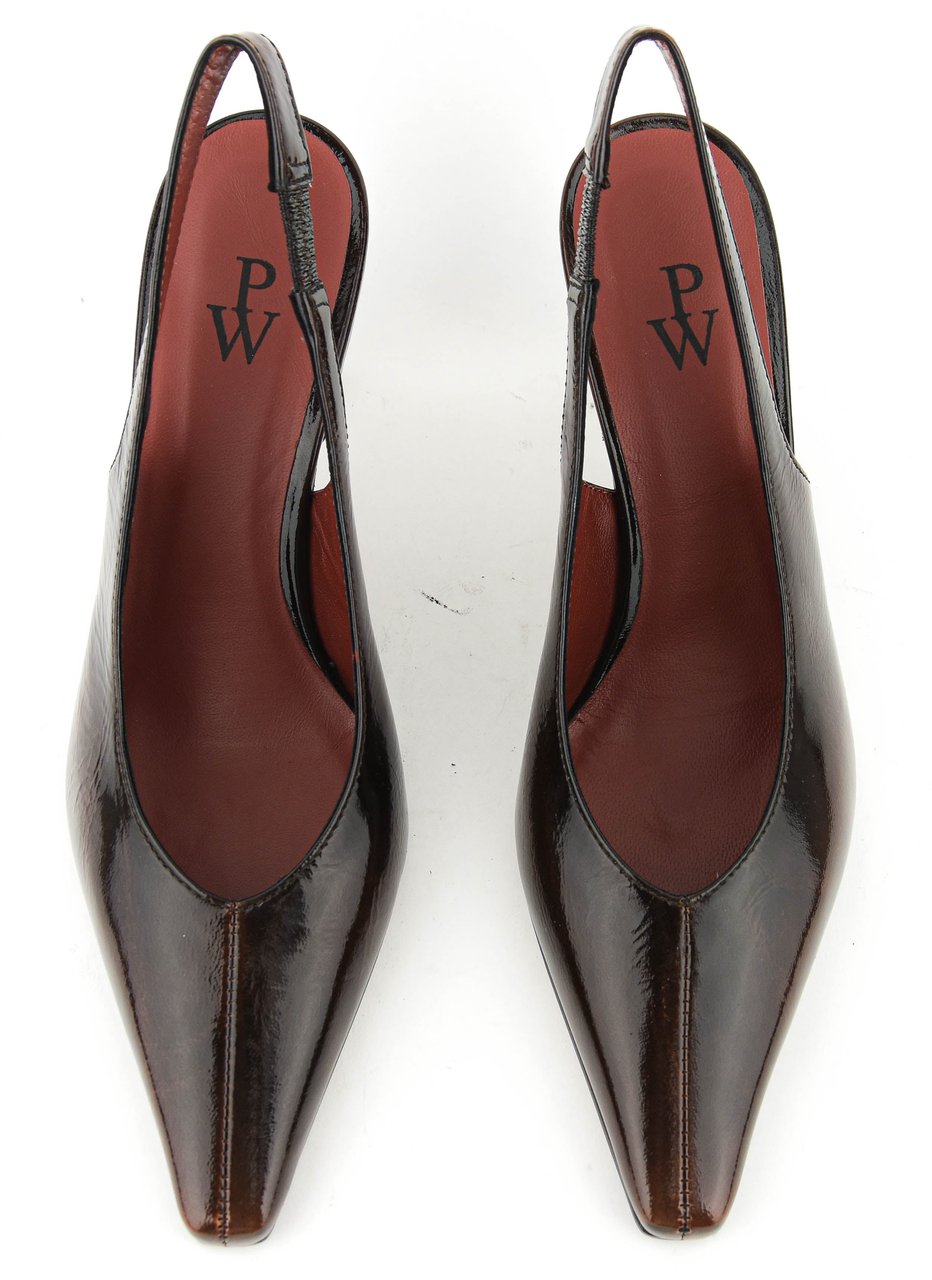 Paul Warmer 90's Square Slingback Burnt Brown Bruin