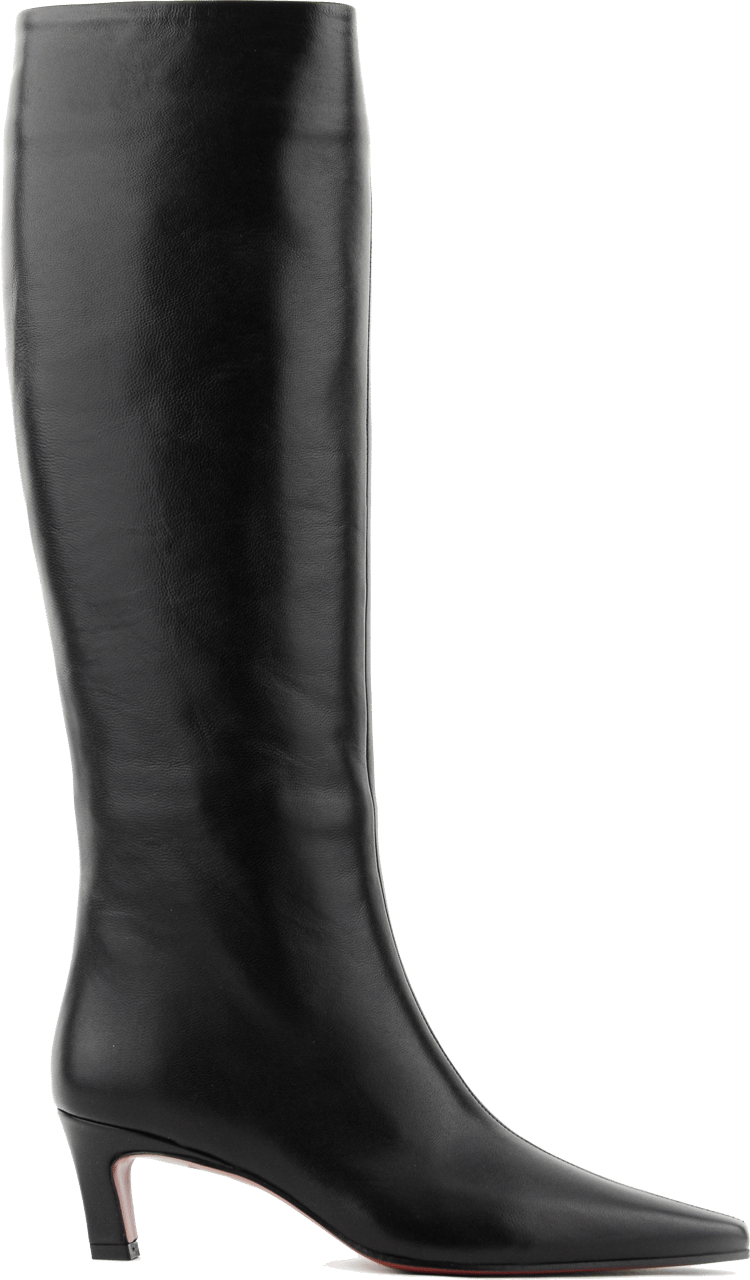 Paul Warmer Boot Kitten Heel Black Zwart