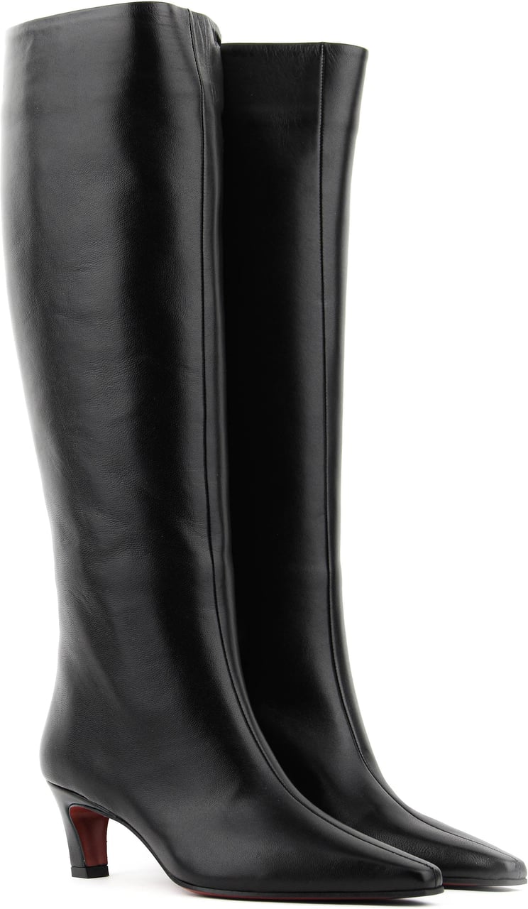 Paul Warmer Boot Kitten Heel Black Zwart