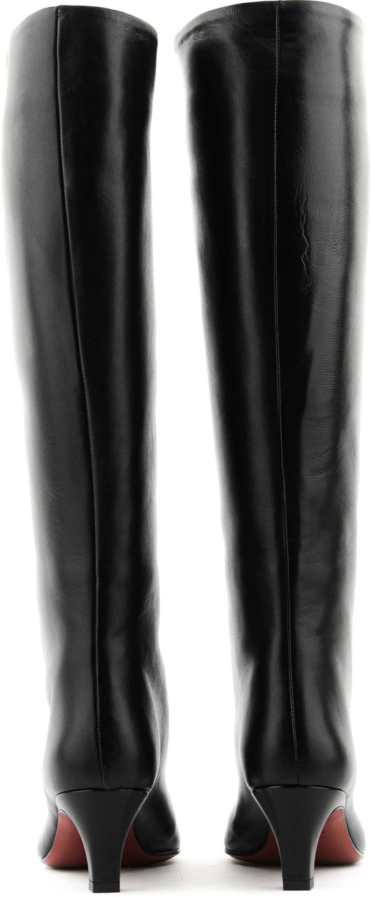 Paul Warmer Boot Kitten Heel Black Zwart