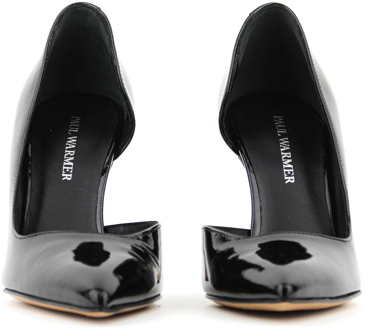 Paul Warmer D'orsay Pump Patent Black Zwart