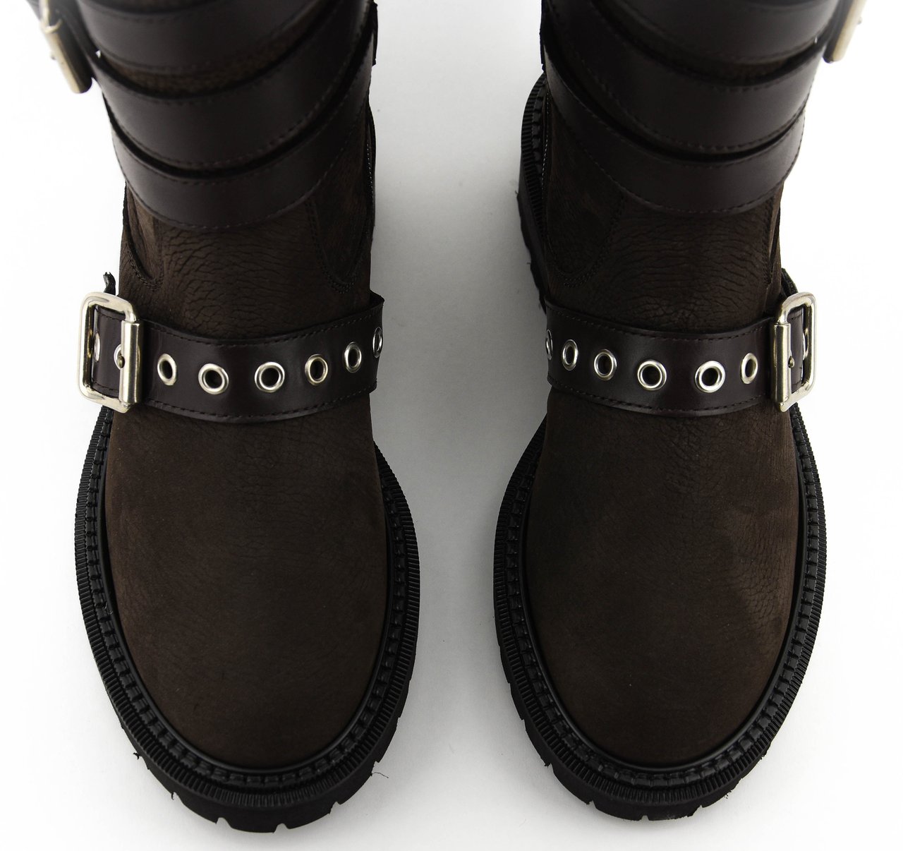 Paul Warmer Multi Buckle Biker Brown Bruin