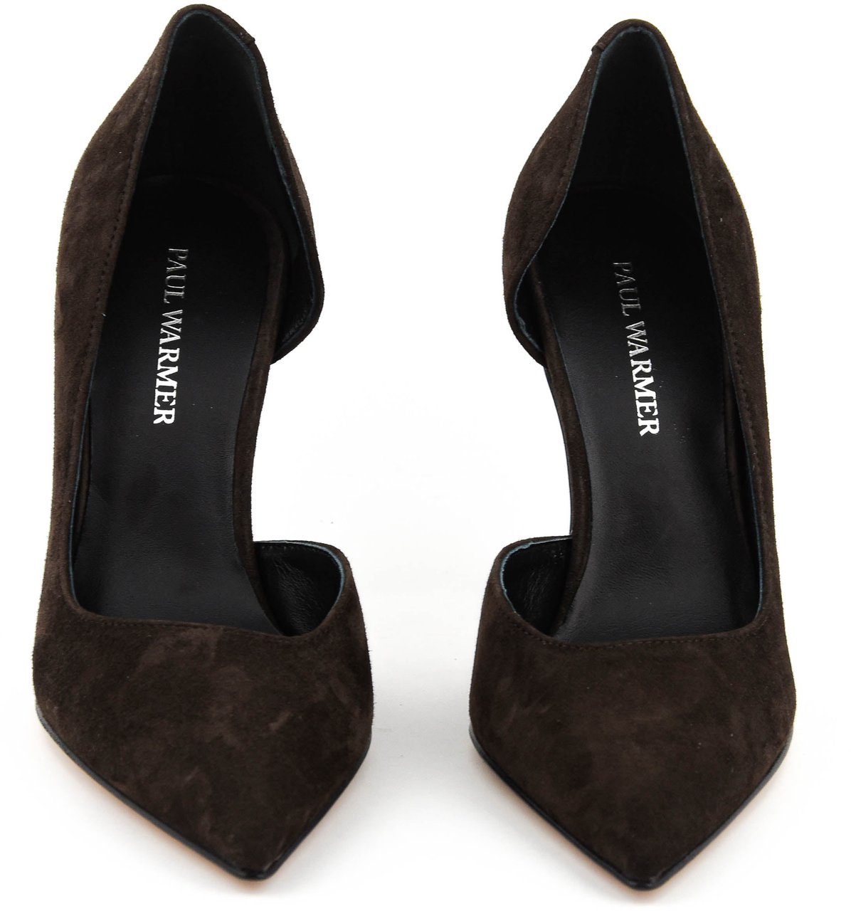 Paul Warmer Paulwarmer D'orsay Pump Brown Suede Bruin