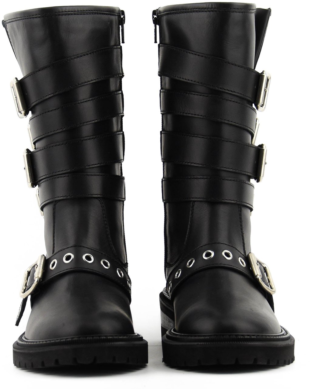 Paul Warmer Multi Buckle Biker Black Zwart