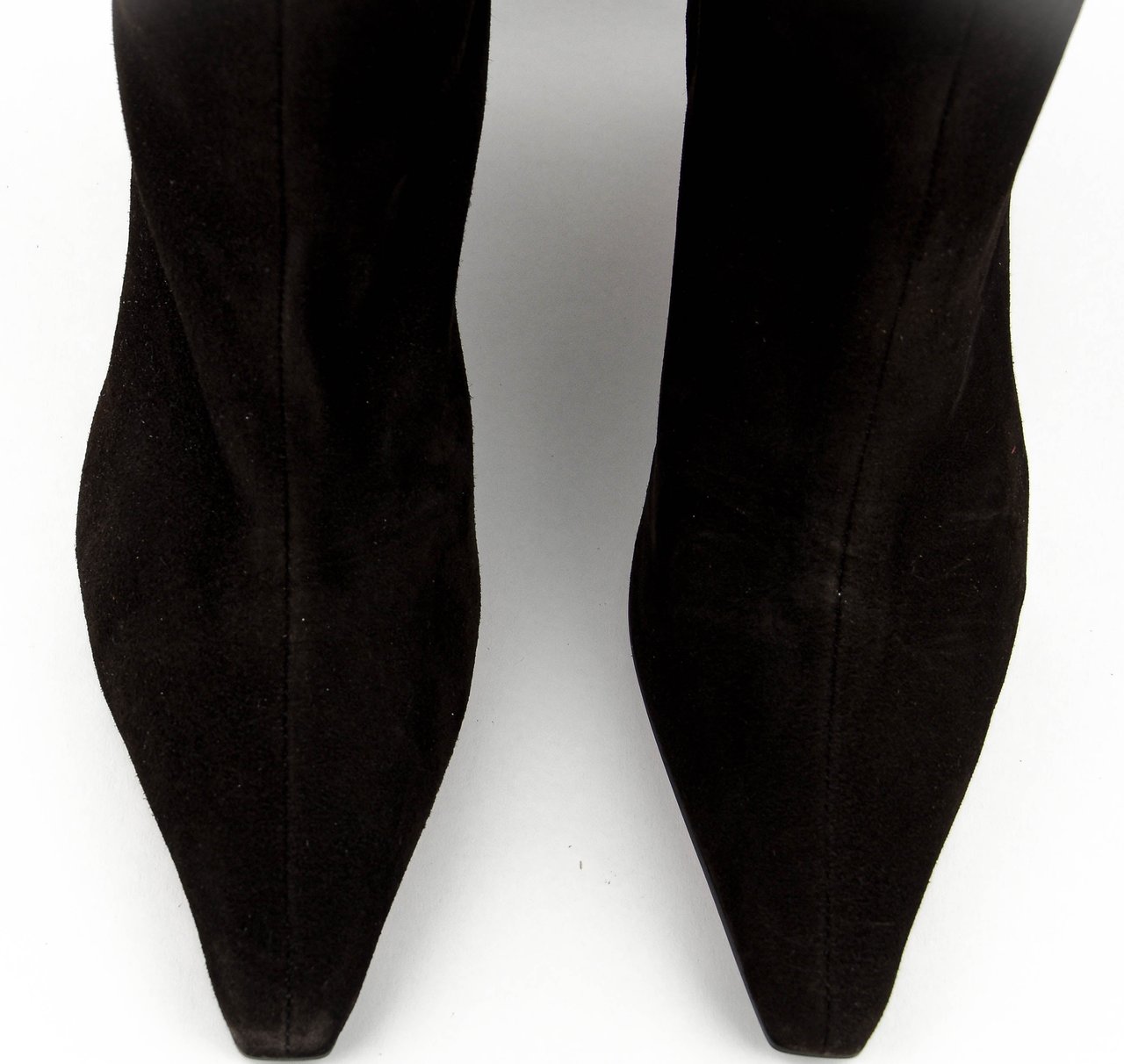 Paul Warmer Boot Kitten Heel Dark Brown Suede Bruin