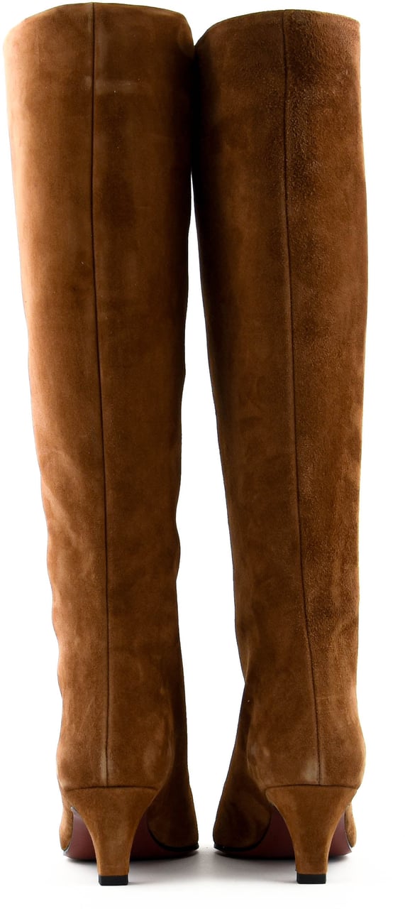 Paul Warmer Boot Kitten Heel Brandy Divers