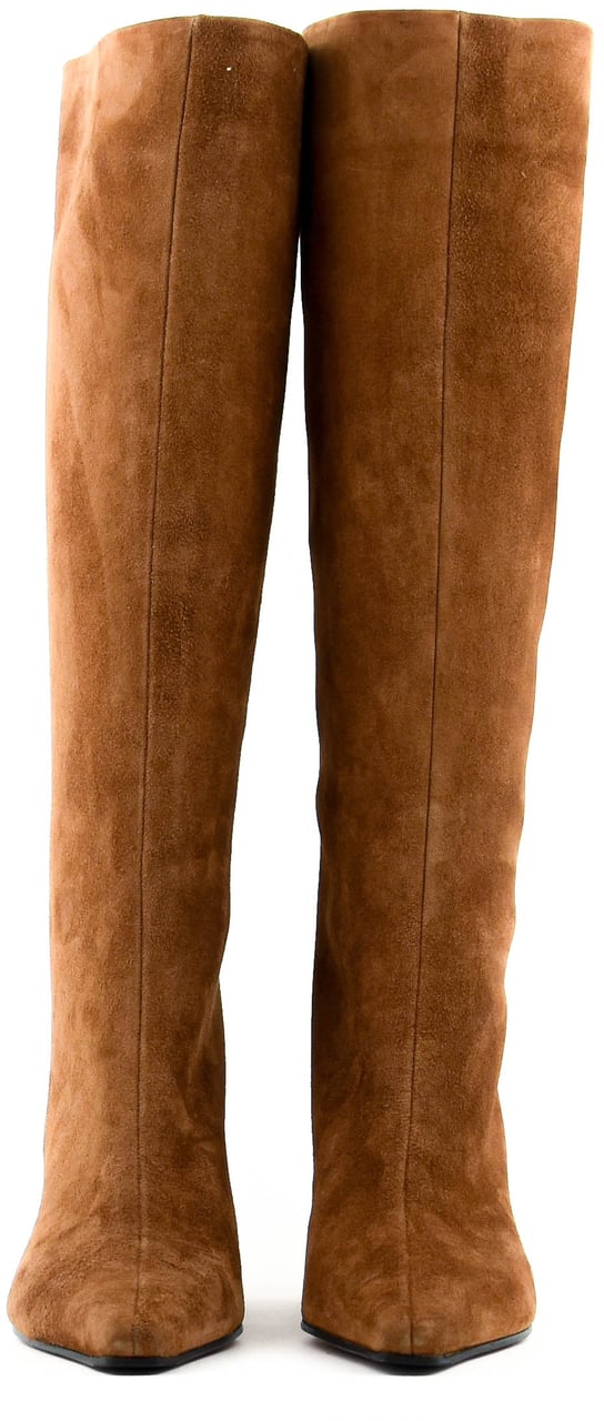 Paul Warmer Boot Kitten Heel Brandy Divers