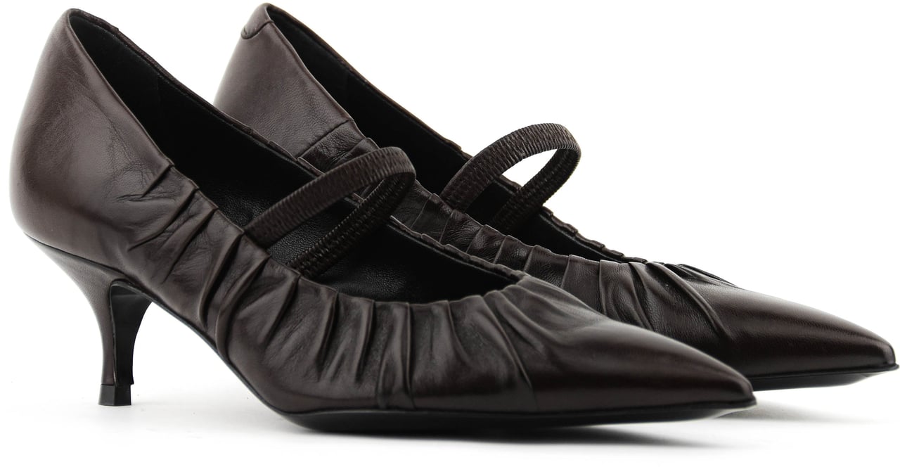Paul Warmer Vendome Nappa Pump Brown 60 Bruin