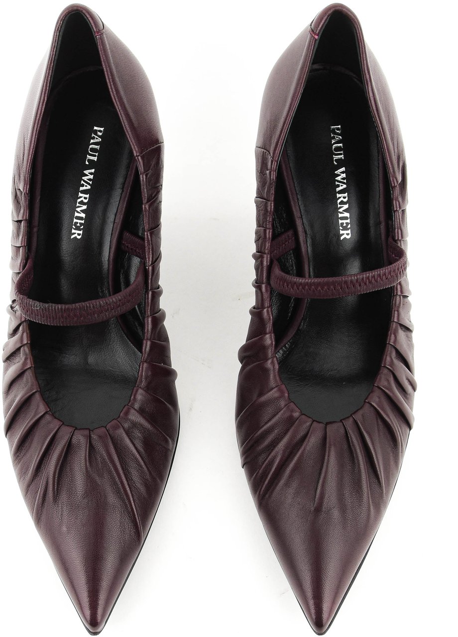 Paul Warmer Vendome Nappa Pump Bordo 60 Rood