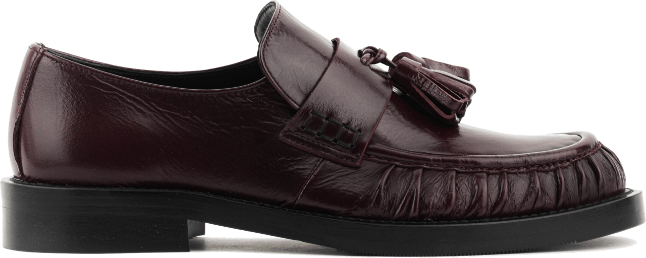 Paul Warmer Loafer Burgundy Tassels Rood