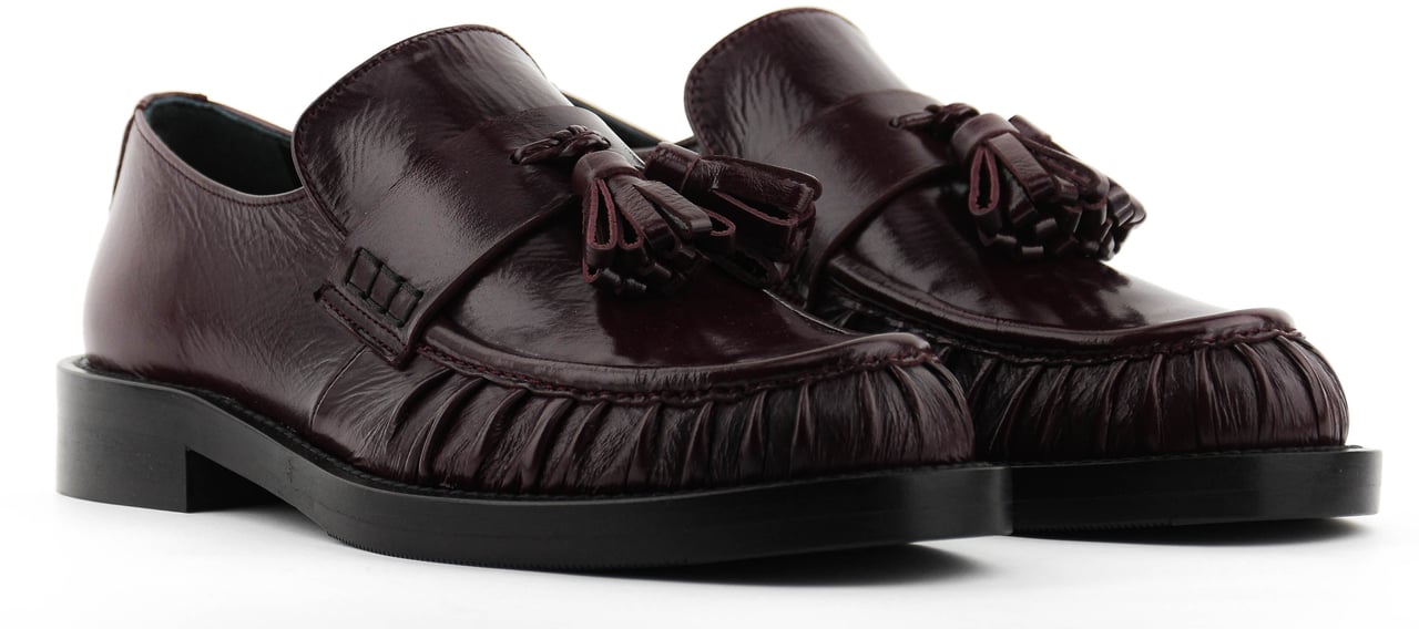Paul Warmer Loafer Burgundy Tassels Rood