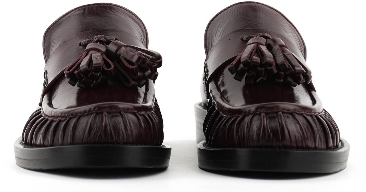 Paul Warmer Loafer Burgundy Tassels Rood