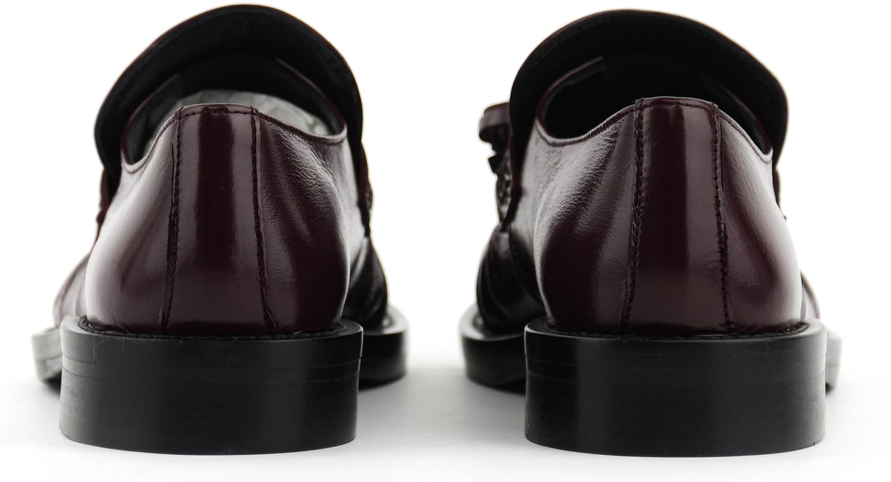 Paul Warmer Loafer Burgundy Tassels Rood