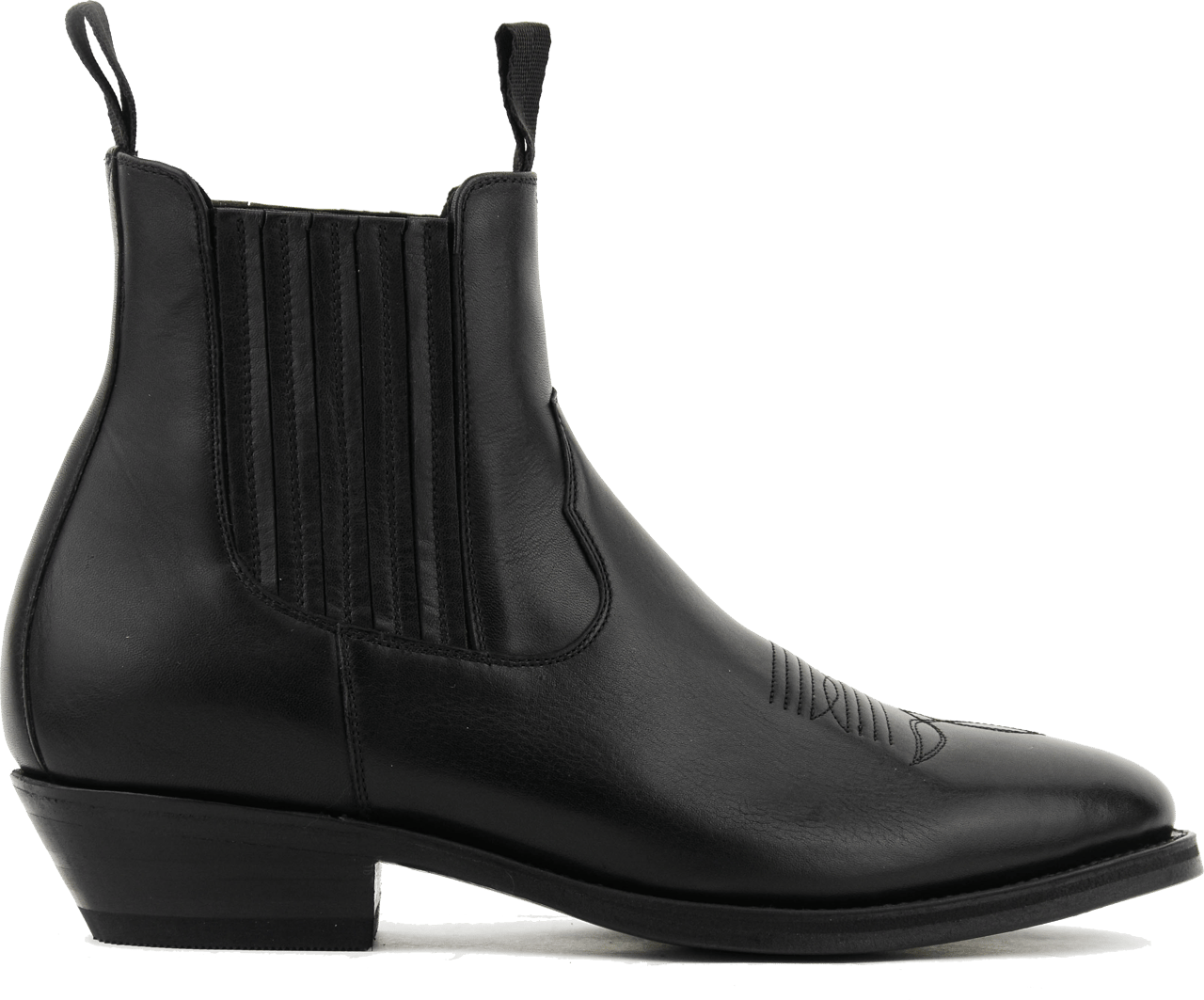 Paul Warmer Gaucho Chelsea Boot Black Zwart
