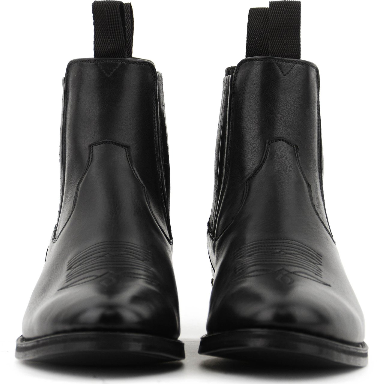 Paul Warmer Gaucho Chelsea Boot Black Zwart