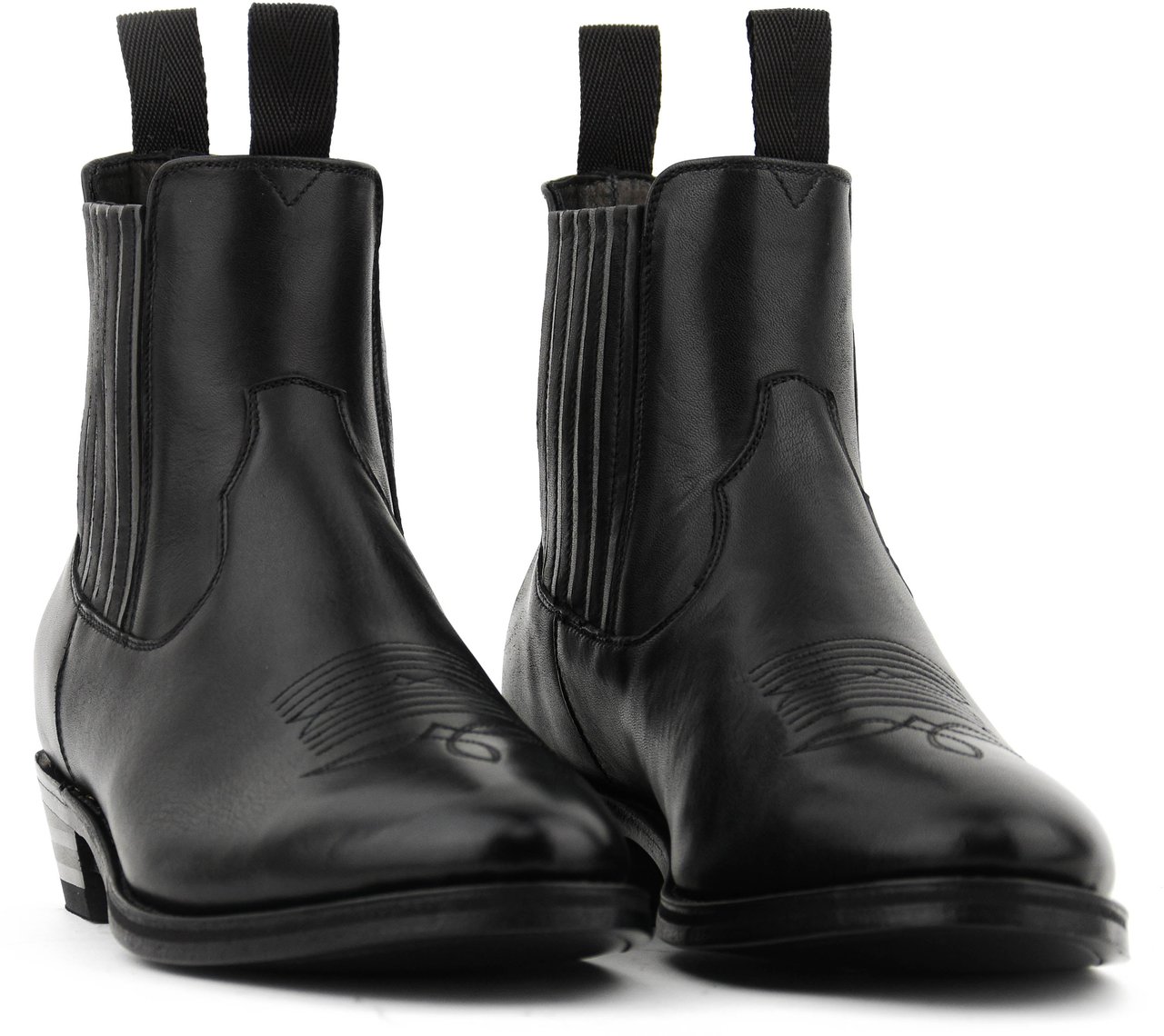 Paul Warmer Gaucho Chelsea Boot Black Zwart