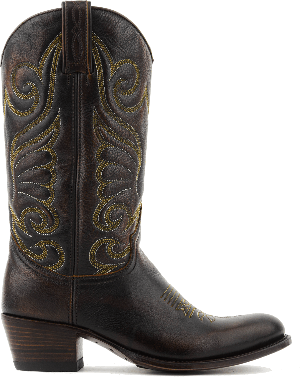 Paul Warmer Bespoke Western Boot Mid Brown Bruin