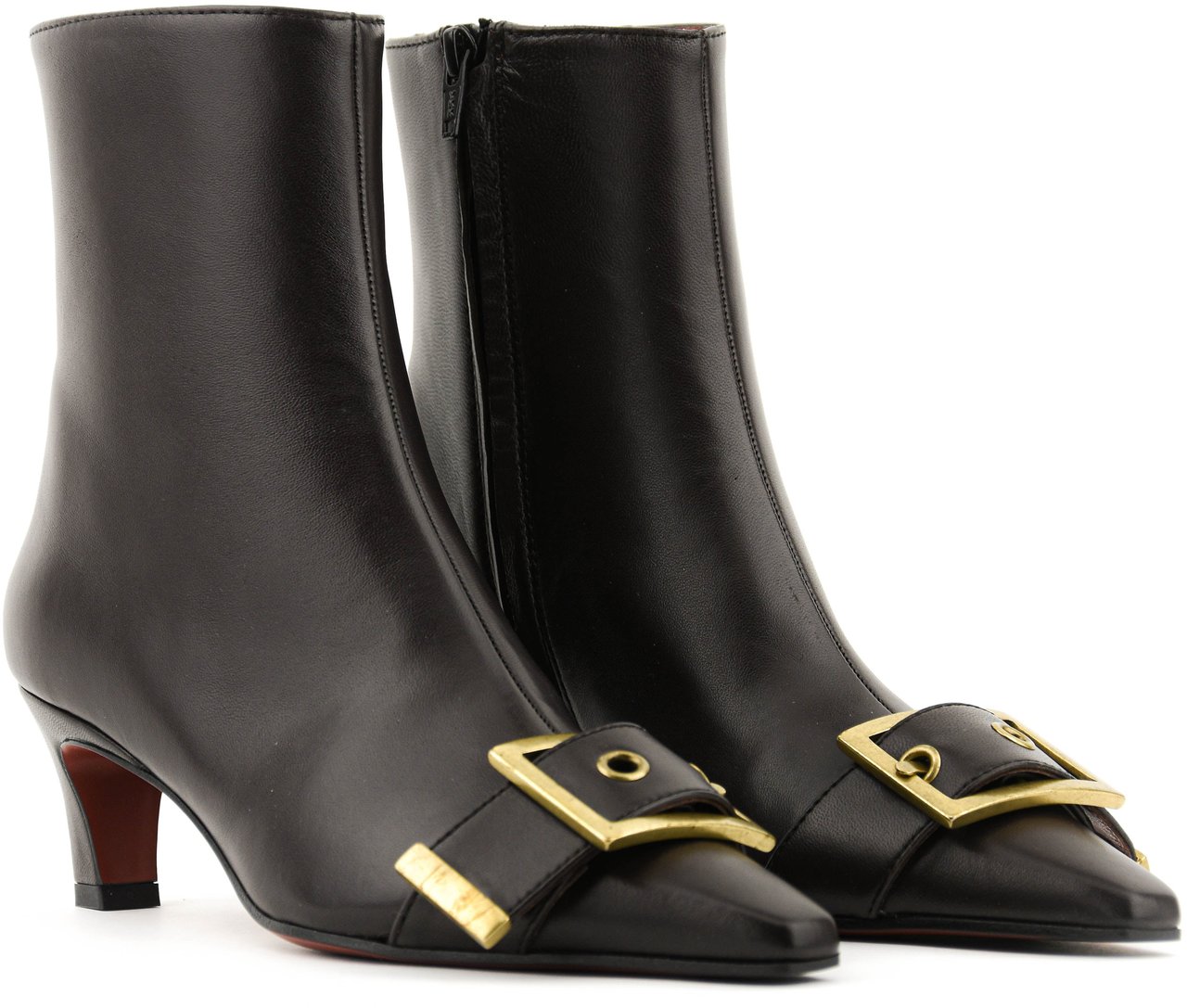 Paul Warmer 90's Square Bootie Brown Bruin