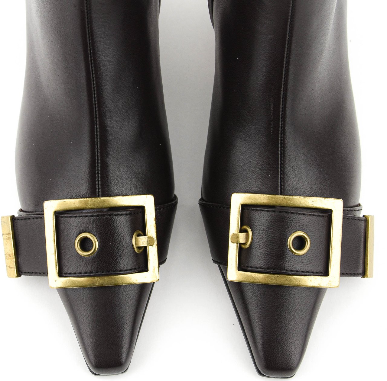 Paul Warmer 90's Square Bootie Brown Bruin