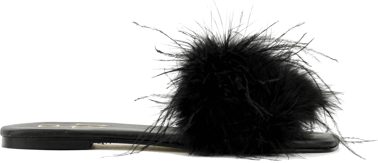 Paul Warmer Feather Slide Black Zwart