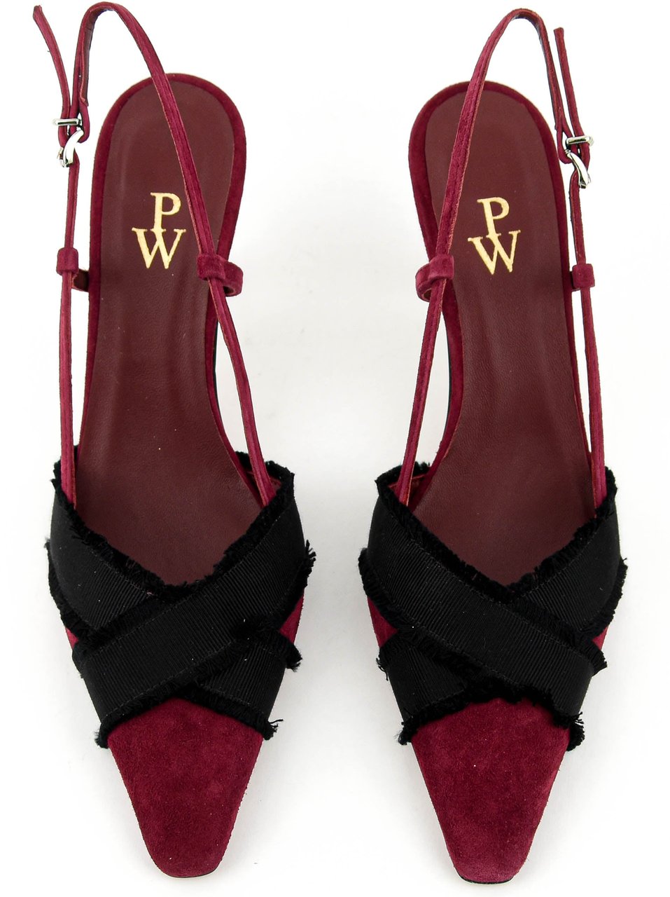 Paul Warmer Iris Slingback Burgundy Rood