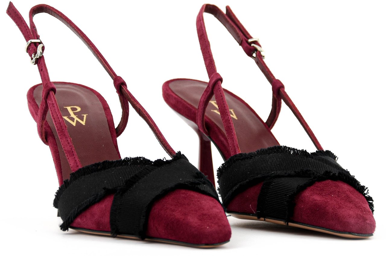 Paul Warmer Iris Slingback Burgundy Rood