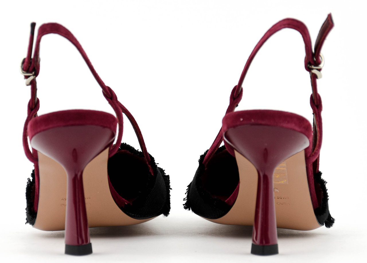 Paul Warmer Iris Slingback Burgundy Rood