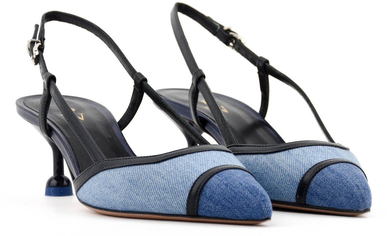 Paul Warmer Odine Slingback Jeans Blauw