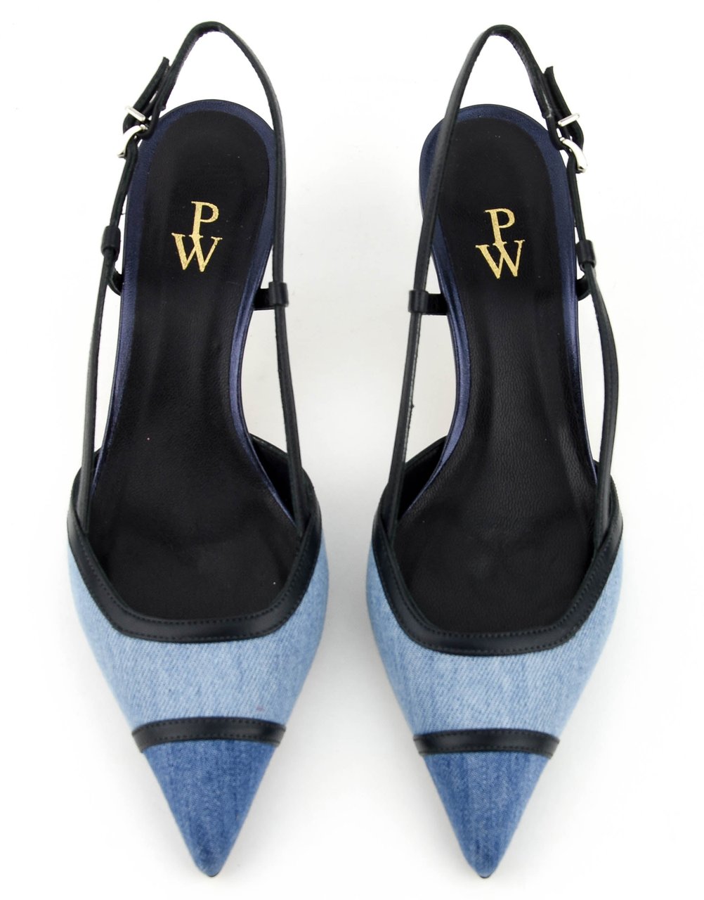 Paul Warmer Odine Slingback Jeans Blauw