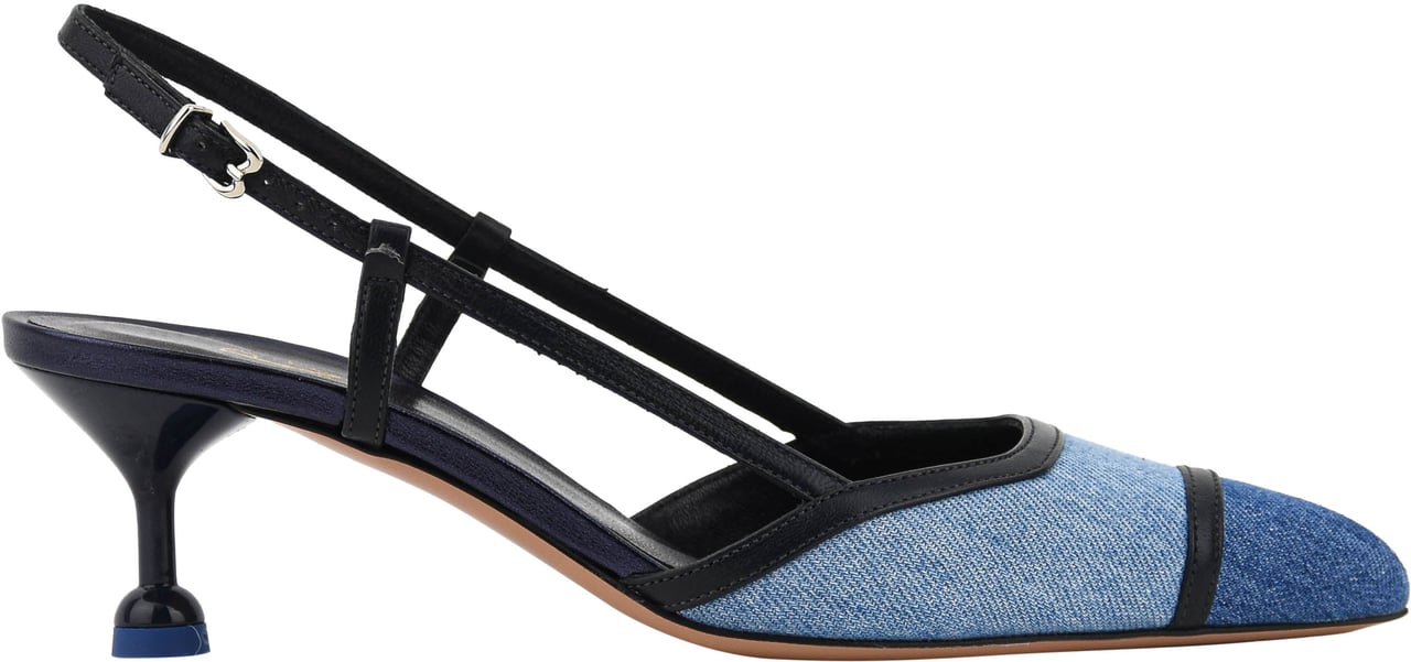 Paul Warmer Odine Slingback Jeans Blauw