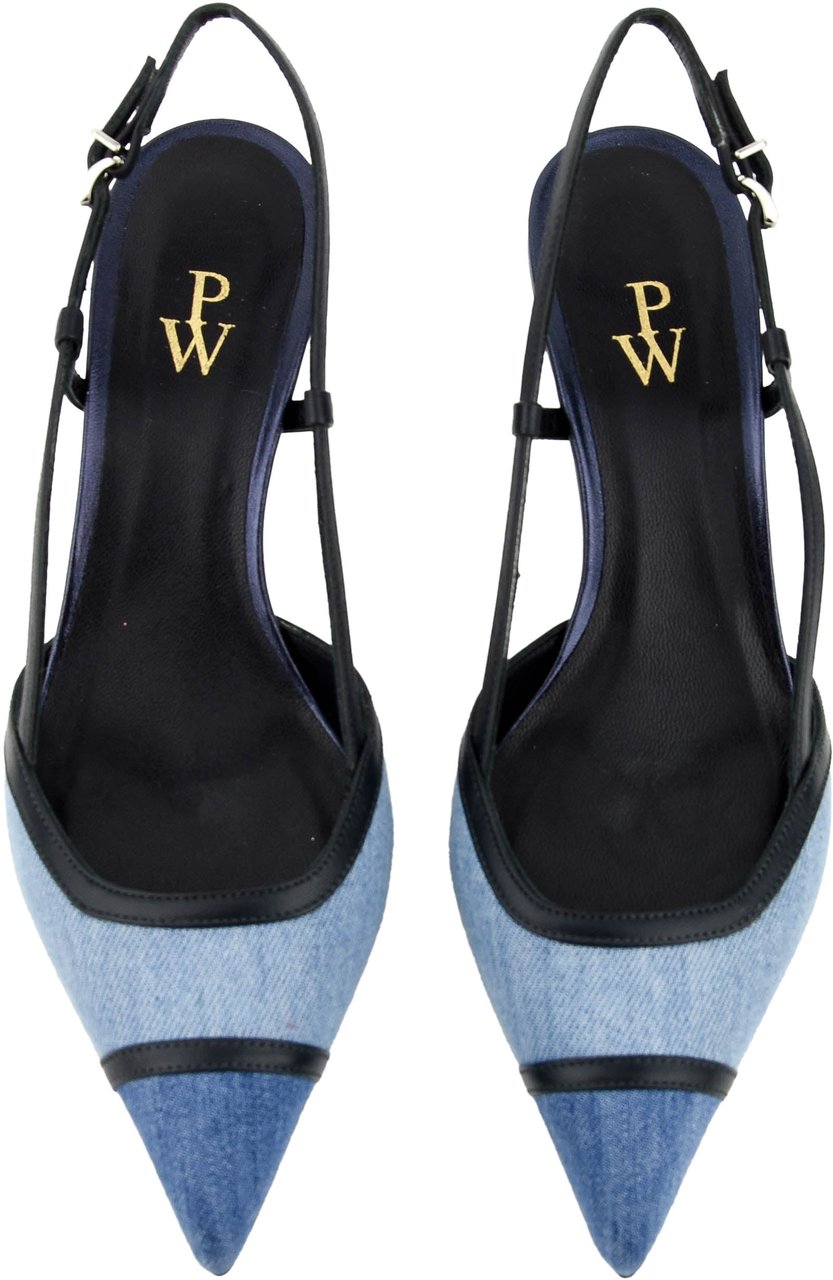Paul Warmer Odine Slingback Jeans Blauw
